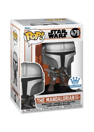 The Mandalorian With Beskar Staff [Funko] - Star Wars #479 [EUC]