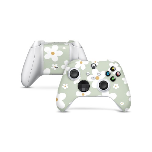 Sage Daisies Xbox Series Controller Skin