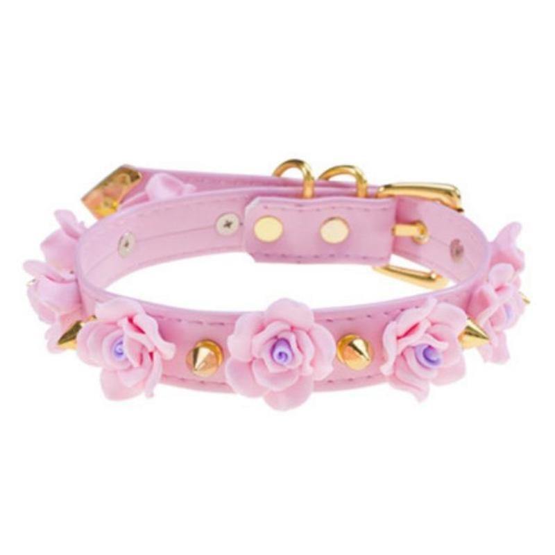 bijoux, collier choker pink spike 👛