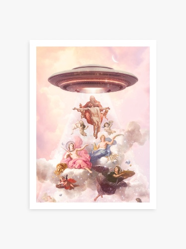 print, divine ufo 🛸 