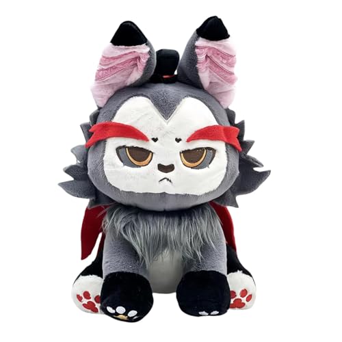 Alastor & Lucifer Meow Combo Pack Hazbin Hotel Plush,Alastor Plush Stuffed Toy,Hazbin Hotel Plush Around The Game for Fans and Children Plushie Doll Toys Gift (E) - E