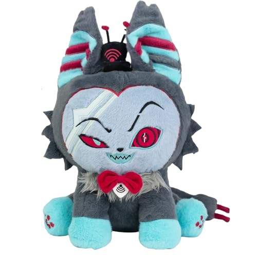 Alastor & Lucifer Meow Combo Pack Hazbin Hotel Plush,Alastor Plush Stuffed Toy,Hazbin Hotel Plush Around The Game for Fans and Children Plushie Doll Toys Gift (C) - C