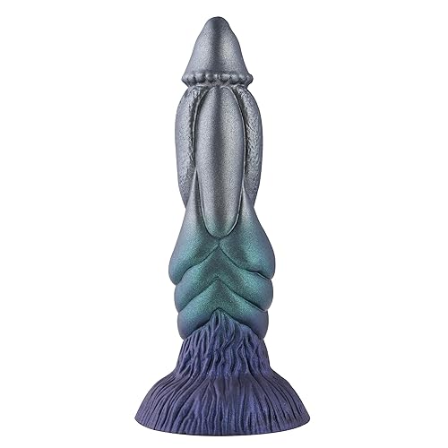 Wildolo 24 cm Fantasy Dildo for Beginner, Silicone Knot Dildo with Suction Cup, Anal Toys for Women Men Couples