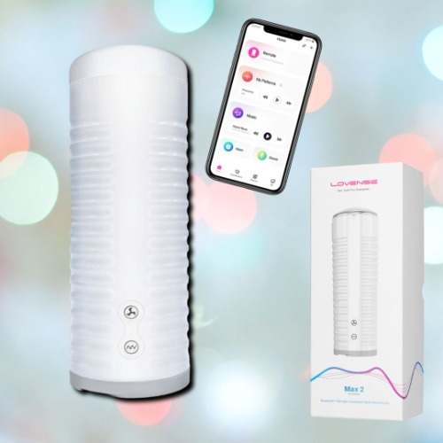 Lovense Max 2 Penis Masturbatror with Bluetooth App - Neutral Sleeve