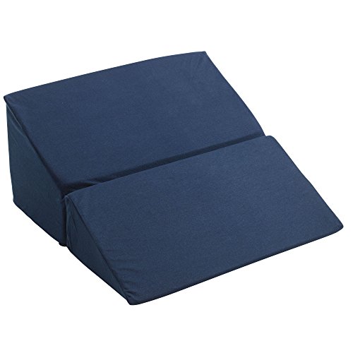 Drive Medical Folding Bed Wedge, 12 Inch (Pack of 1) Blue - 7 Inch (Pack of 1)