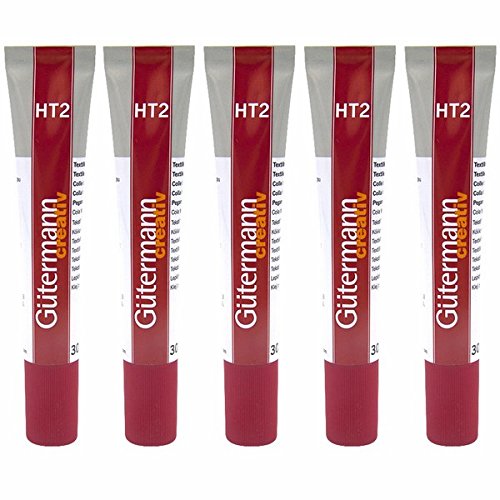 5 Tuben GÜTERMANN Textilkleber HT2, 30g