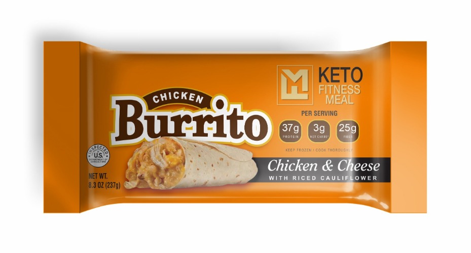 Keto Diet Burrito 12 Pack - Chicken- ($6.58/Meal)