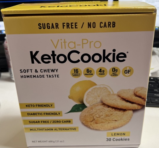 Wholesale Vita-Pro Keto Cookie 1/2 Case - 8 boxes