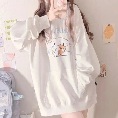 Oversized Cozy Cinna Hoodie for Cute Fashion Lovers - M