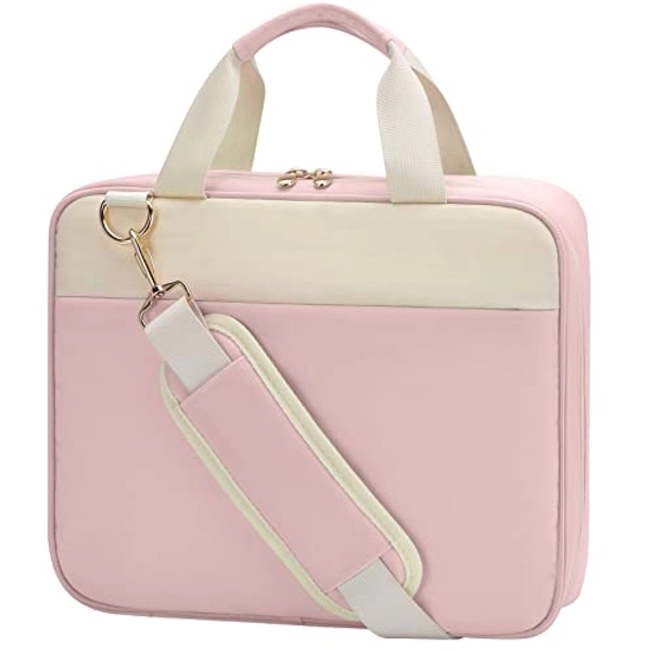 CASIRENA Bible Covers for Women - Extra Large Size Bible Carrying Case, Church Bible Bag with Padded Handle, Adjustable Shoulder Strap, Zippered Pockets, Perfect Gifts for Church Religious