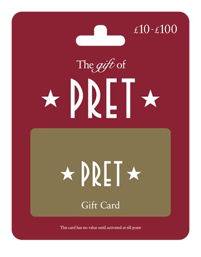 Pret A Manger Gift Card - Delivered by Post - 20 - Pret A Manger