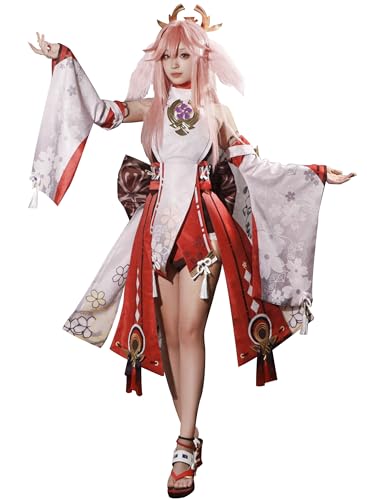 OSIAS Upgrade-Edition Genshin Impact Yae Miko Cosplay-Kostüm - M