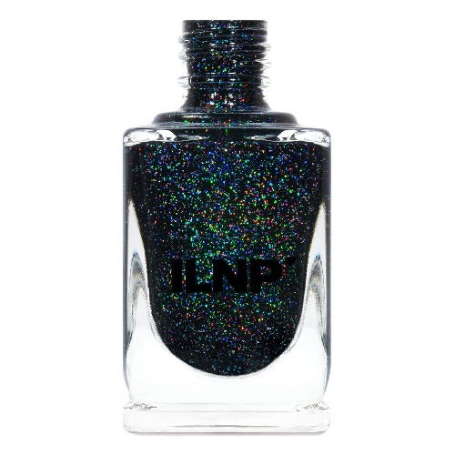 ILNP Cityscape - TRUE Black Holographic Jelly Nail Polish, High Gloss and Sparkle, Long Lasting, Chip Resistant Manicure, Non-Toxic, Vegan, Cruelty Free, 12ml - Cityscape 0.41 Fl Oz (Pack of 1)