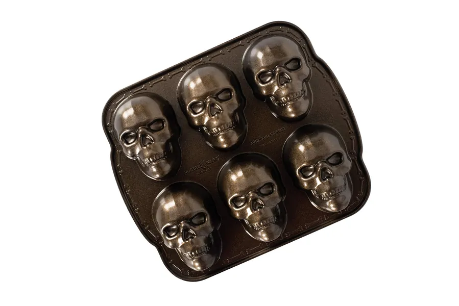 Nordic Ware,,Nordic Ware Haunted Skull Cakelet Pan - Pan