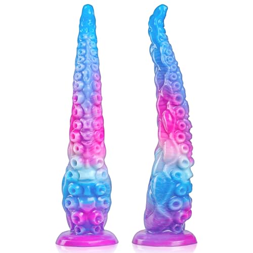 Fantasy Tentacle Dildo Sex Toys - 12.9'' Huge Anal Dildo Adult Toy, Strong Suction Cup Monster Dildo Anal Toys for C U G-Spot Stimulation, Silicone Horse Dildo Machine for Men Women Couples Sex Toy - D-12.9''