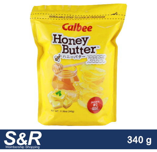 Calbee Honey Butter Potato Chips 340g