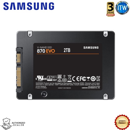 SAMSUNG 870 EVO 2TB Internal Solid State Drive (MZ-77E2T0B)