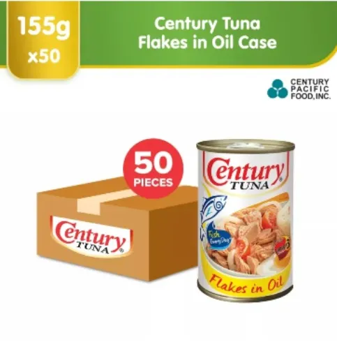 Century Tuna Flakes in Oil 155g Pack of 50