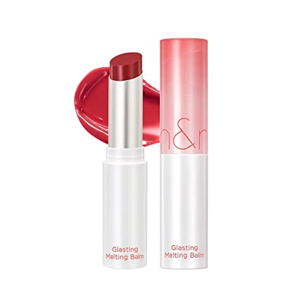 rom&nd Glasting Melting Balm 3.5g, 04 HIPPIE BERRY, Glossy, Plumping Lips, Moisture, Translucent, Water Bomb, High Pigmented, Vegan