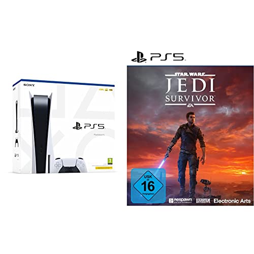 Playstation Sony 5 + Star Wars Jedi: Survivor PS5 VideoGame - + Star Wars Jedi: Survivor PS5