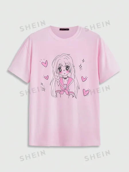 ROMWE Anime Women's T-Shirt