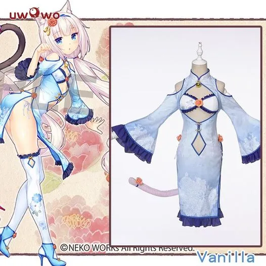 Vanilla "Nekopara" Cheongsam Cosplay