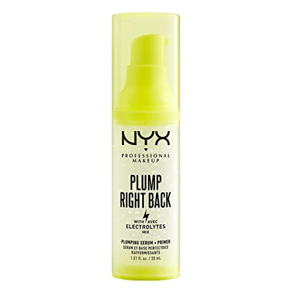 NYX PROFESSIONAL MAKEUP Plump right back, Primer serum, Hydration, Vegan Formula - 01 Clear, 30mL