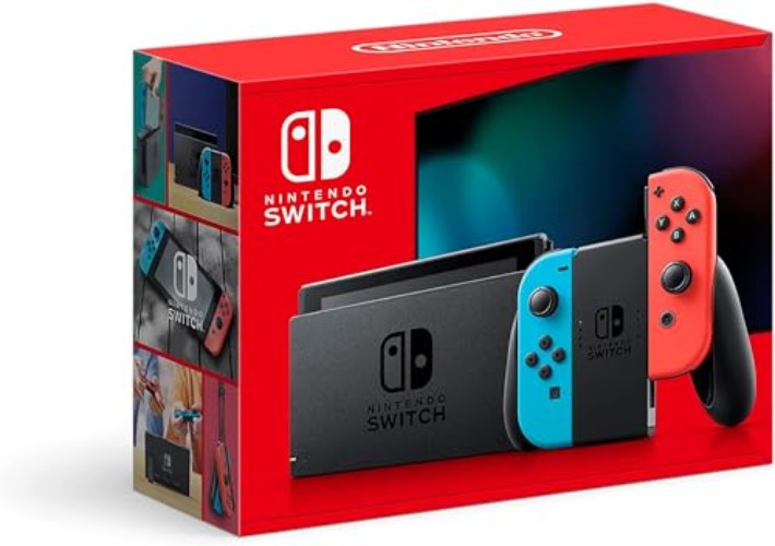 Nintendo Switch™ with Neon Blue and Neon Red Joy‑Con™ (New Box) - Neon Blue/Neon