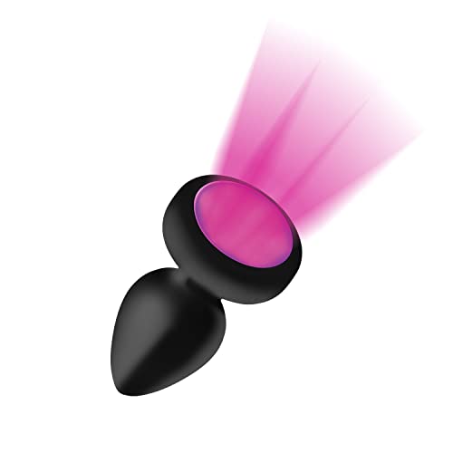 7X Light Up Rechargeable Anal Plug - Small - Vibrating | Premium Silicone - Small