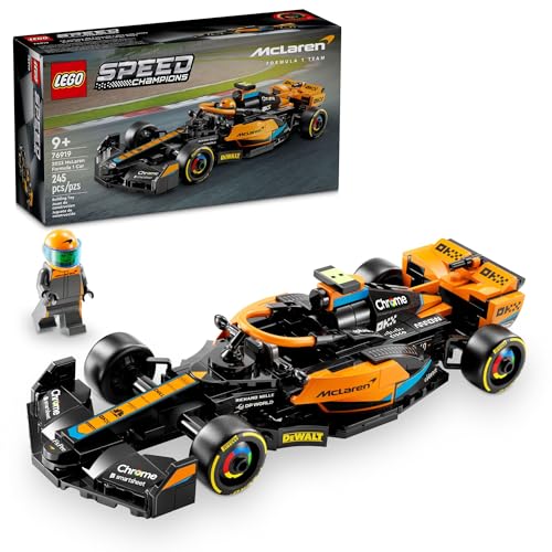 LEGO Speed Champions 2023 McLaren Formula 1 Race Car Toy for Play and Display, Buildable McLaren Toy Set for Kids, F1 Toy Gift Idea for Boys and Girls Ages 9 and Up who Enjoy Independent Play, 76919 - Multicolor