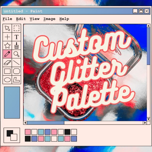 Custom Glitter Gel Pocket Palette (4 colors) | Default Title