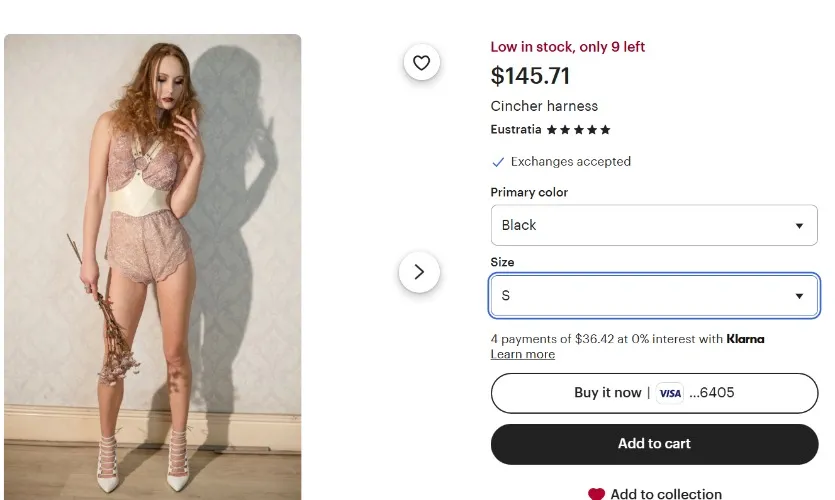 * Latex Cincher Harness * 