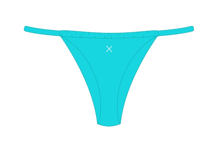 Baby Blue Adjustable Bottoms | Large