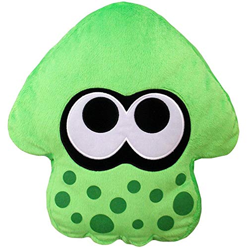 Splatoon 2 Squid Cushion - Neon Green