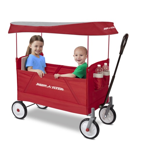 RADIO FLYER EZ FOLD WAGON WITH CANOPY