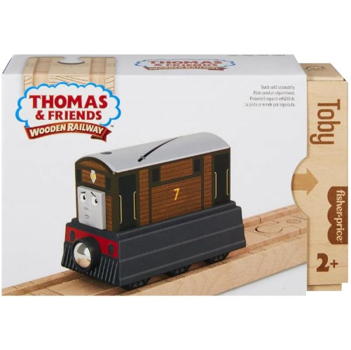 THOMAS & FRIENDS WOODEN RAILWAY TOBY ENGINE