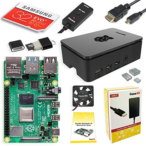 CanaKit Raspberry Pi 4 Starter Kit (4GB RAM) - 4GB RAM