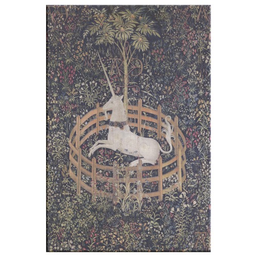 "The Unicorn is in Captivity" Rectangle Canvas Wrap - 16x24 / .75
