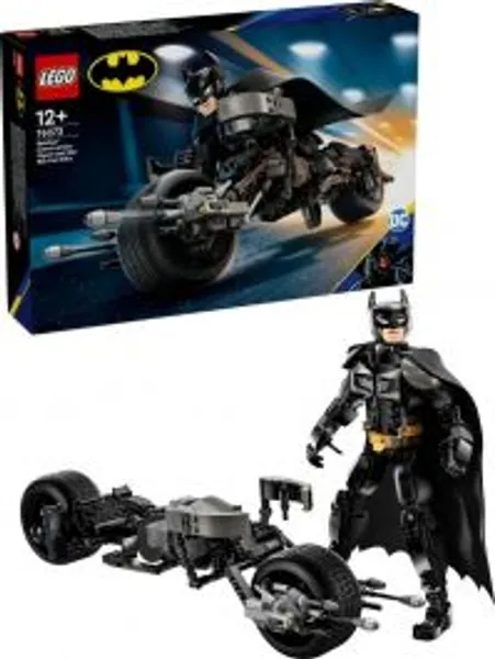 LEGO Super Heroes 76273 DC Batman: Byggbar Batman-figur og batpod
