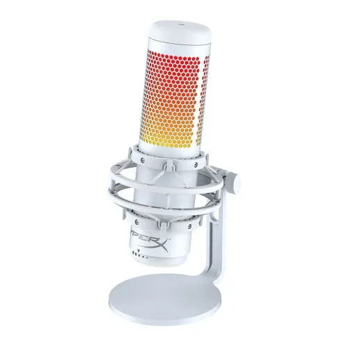 HyperX Quadcast S RGB USB Condenser Microphone White Grey