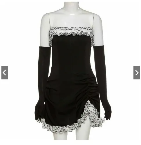 Off Shoulder Pleated Dress