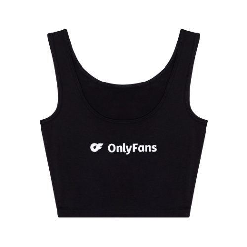 OnlyFans Crop Tank - Black | Black