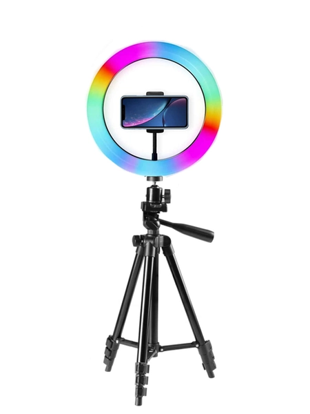 8 Inch Selfie Ring Light With Flexible Tripod Stand