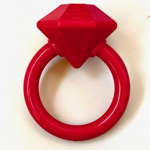 Diamond Ring Durable Teething Ring - Diamond Ring Nylon Teething Ring