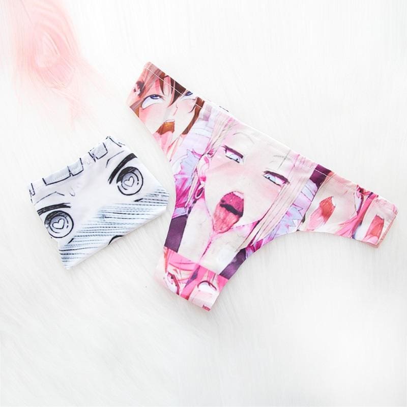 Ahegao Panties - Pink