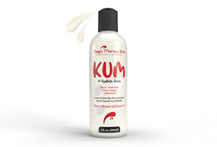 Magic Money Shot Kum: Synthetic Semen, Water-Based, 4oz Authentic Flavor - Authentic - 4 Ounce