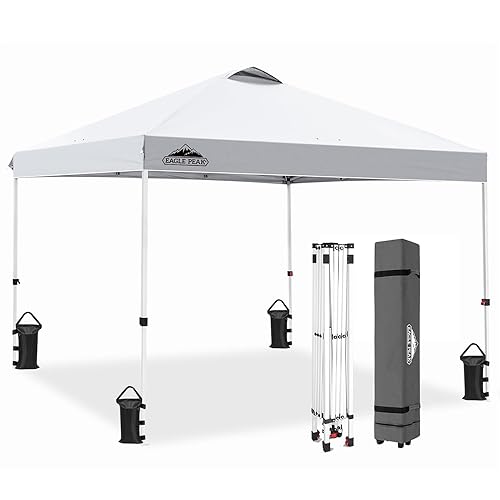 EAGLE PEAK 3m x 3m Pop Up Canopy Tent - White