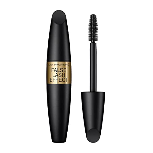 MAX FACTOR - False Lash Effect Mascara - Volumising Formula, Pro-Vitamin B5, Clump-Free, Flake-Free, Smudge-Proof - 01 Black - 13.1ml - Volumising