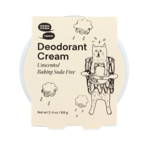Deodorant Cream - Unscented (Baking Soda Free) | Unscented Baking Soda Free / Full Size (2.4 oz)