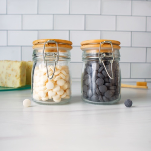 Charcoal MINT Toothpaste Tablets | Charcoal MINT w/ JAR